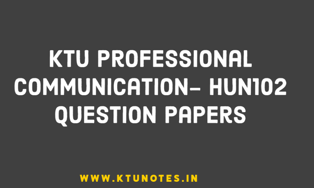 KTU Engineering Chemistry CYT100 Question Papers