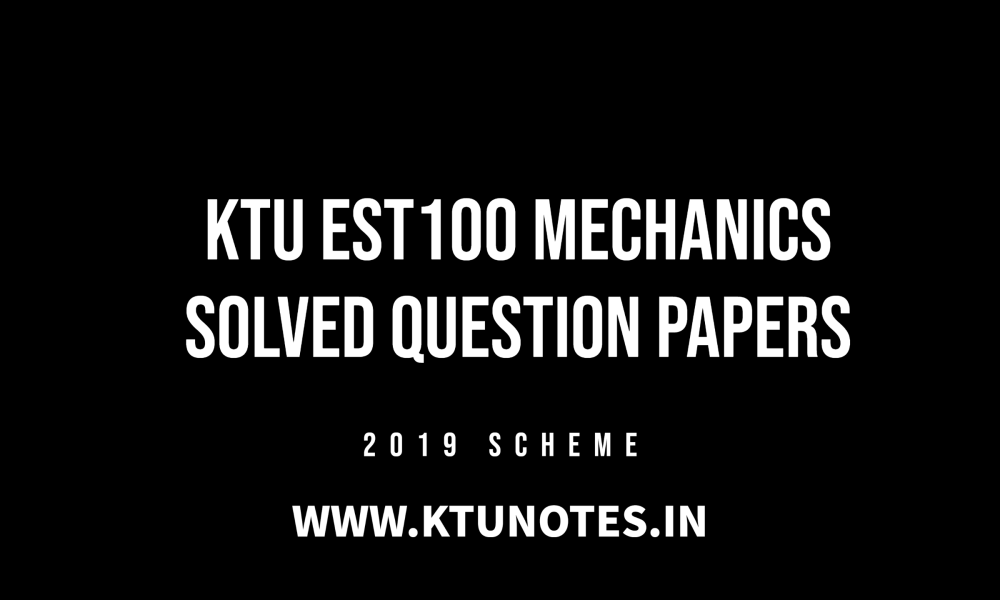 2019 Solved Question Papers Archives - Page 3 Of 4 - KTU NOTES