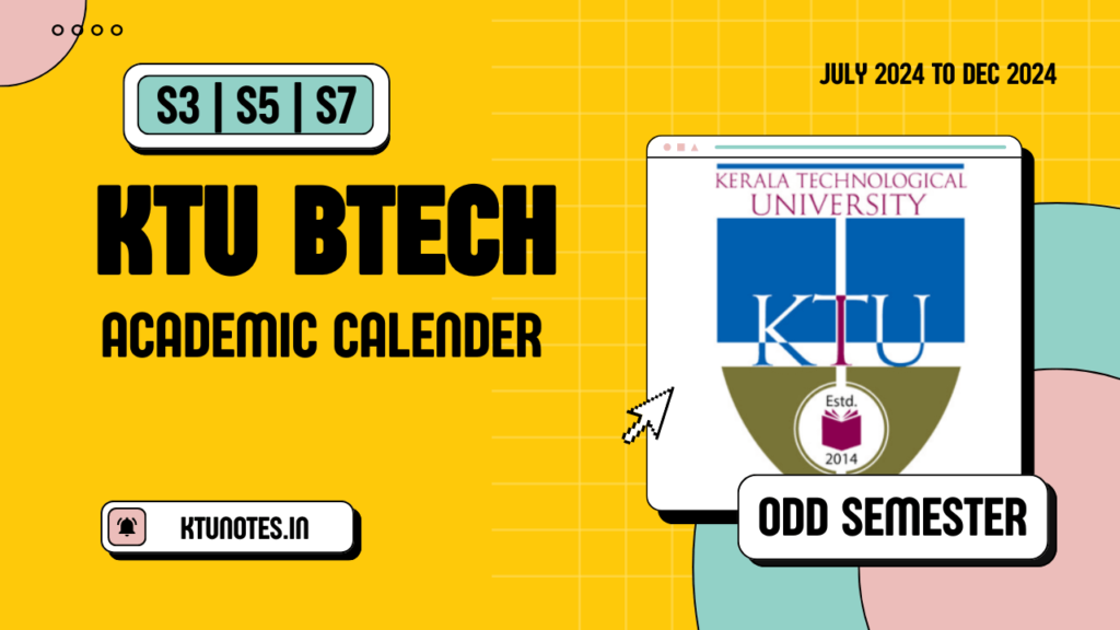 Ktu Academic Calendar 2025 Pdf Download 